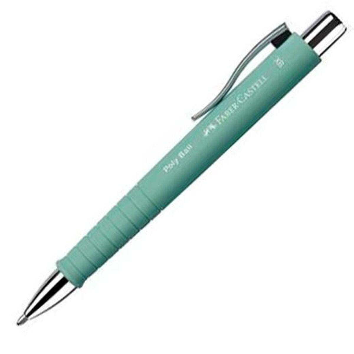 Kuglepen Faber-Castell Poly Ball XB Grøn (5 enheder)