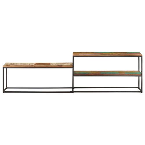 Tv-skab 180x30x50 cm massivt genbrugstræ