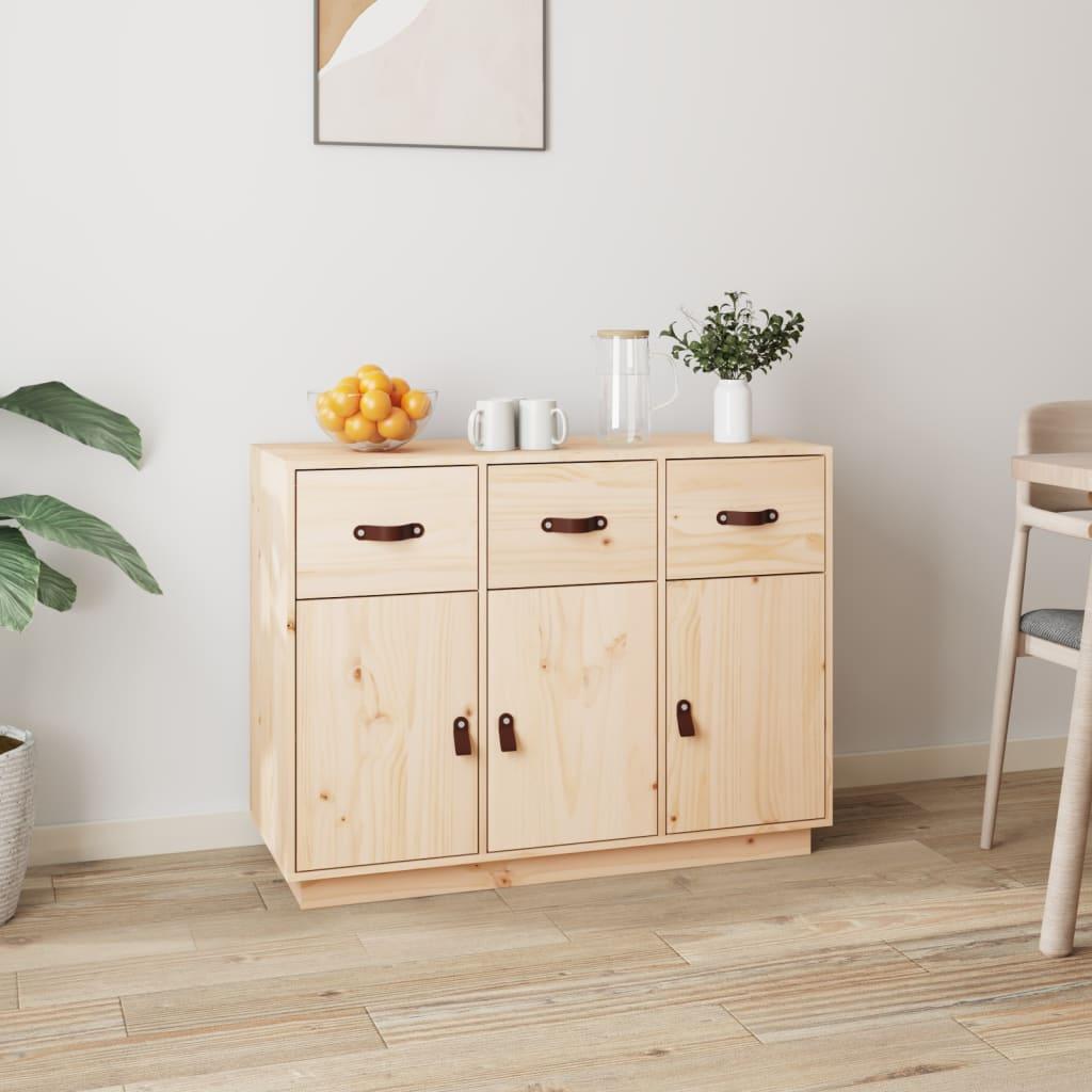 Skænk 110x40x75 cm massivt fyrretræ