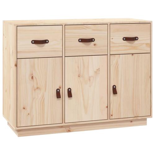 Skænk 110x40x75 cm massivt fyrretræ