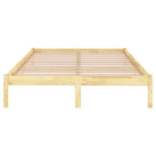 Sengeramme 140x190 cm massivt fyrretræ