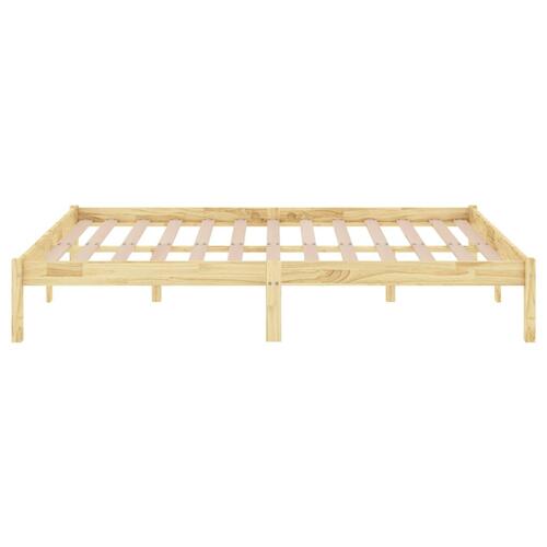 Sengeramme 140x190 cm massivt fyrretræ