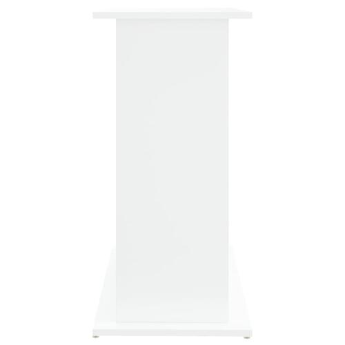 Akvariebord 81x36x73 cm konstrueret træ hvid