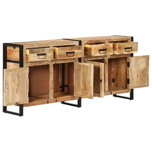 Skænk 172x35x80 cm massivt mangotræ