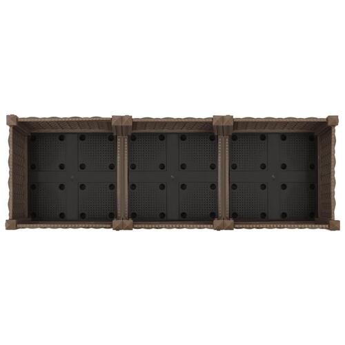 Højbed 120x40x23 cm polypropylen