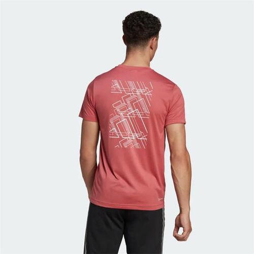 Kortærmet T-shirt til Mænd Adidas 3 Bandas Graphic L