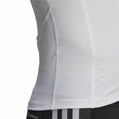 Kortærmet T-shirt til Mænd Adidas techfit Graphic Hvid L