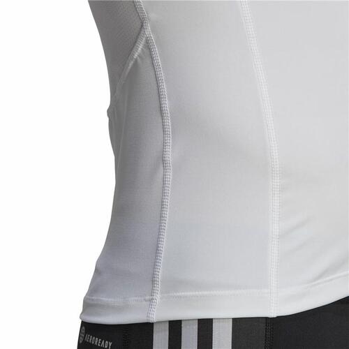 Kortærmet T-shirt til Mænd Adidas techfit Graphic Hvid XL