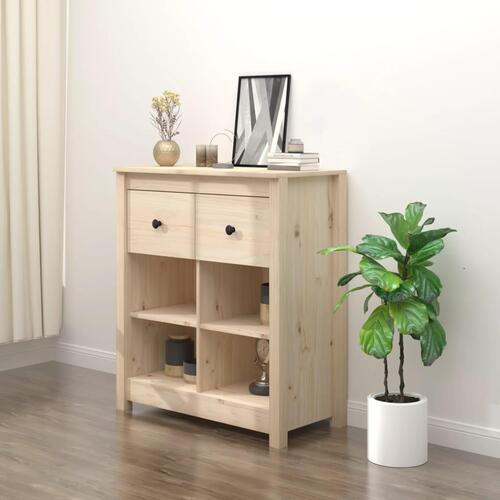 Skænk 70x35x80 cm massivt fyrretræ