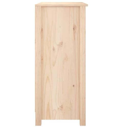 Skænk 70x35x80 cm massivt fyrretræ
