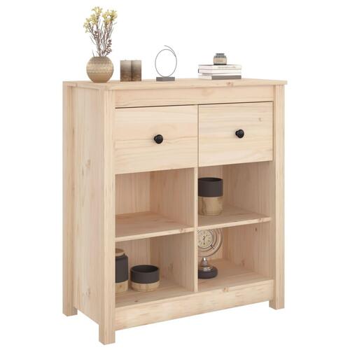 Skænk 70x35x80 cm massivt fyrretræ