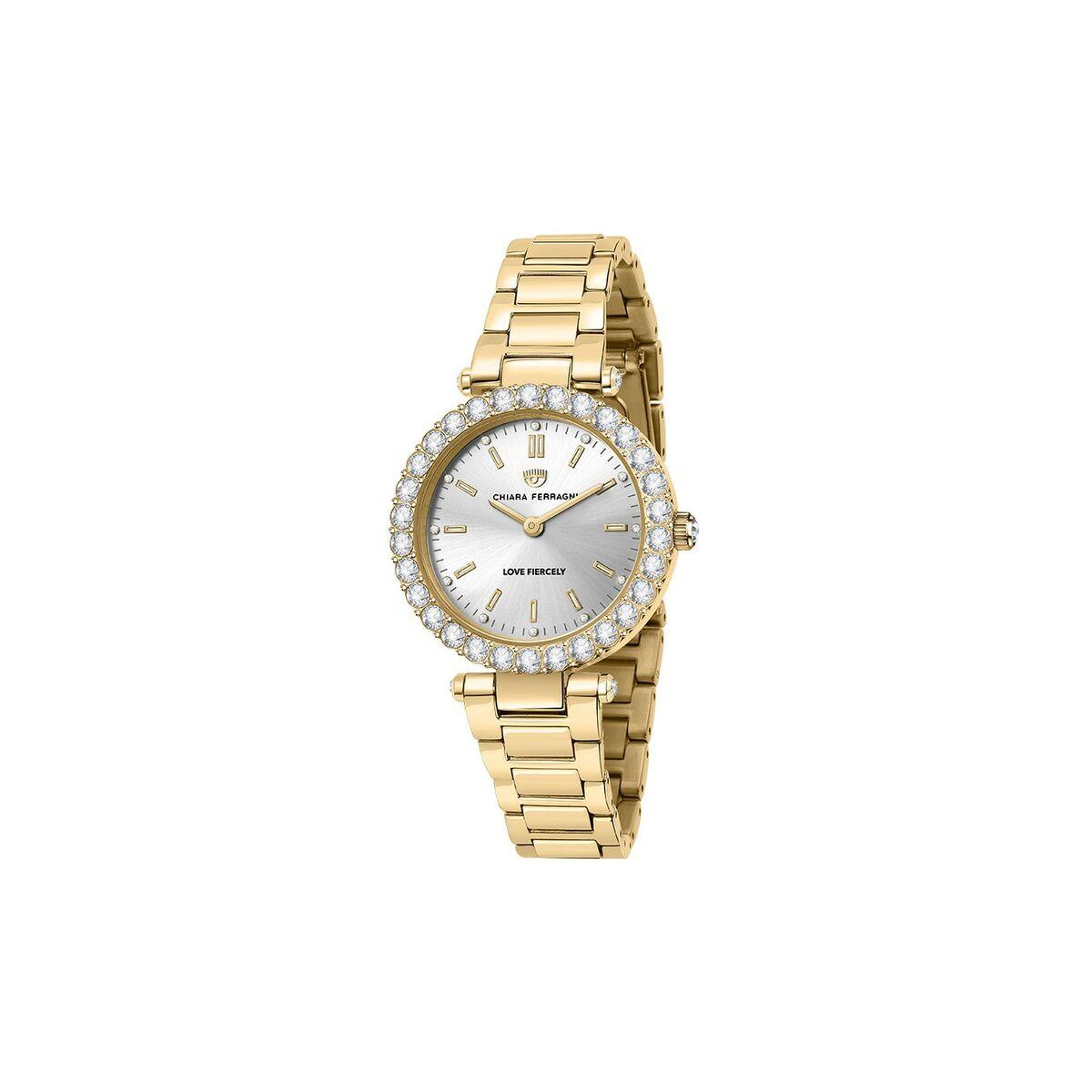 Chiara Ferragni dameur R1953103501 - guldfarvet (Ø 36 mm)
