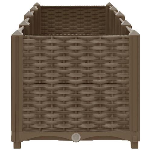 Højbed 160x40x38 cm polypropylen