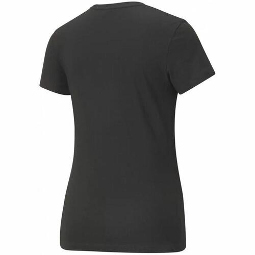 Kortærmet Sport T-shirt Puma Essentials+ Embroidery Sort XS