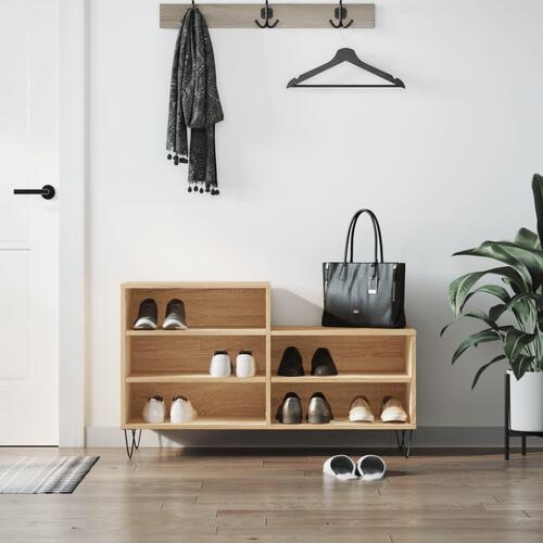 Skoreol 102x36x60 cm konstrueret træ sonoma-eg