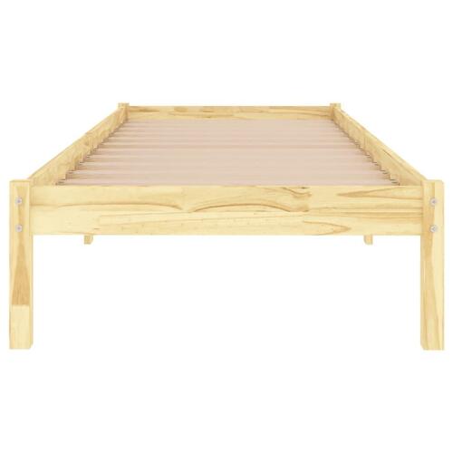 Sengeramme 100x200 cm massivt fyrretræ