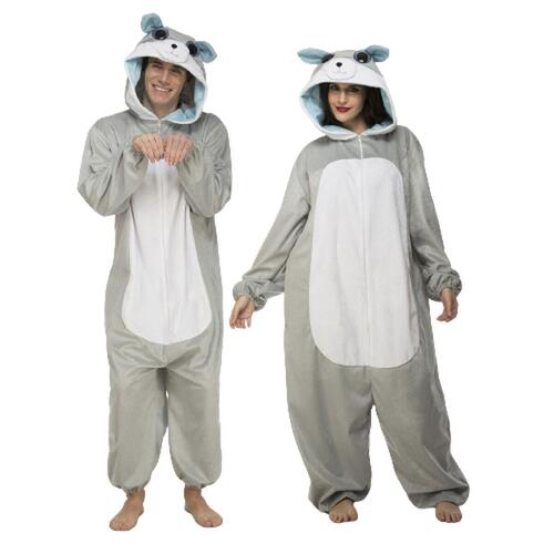 Kostume til voksne Grå Zorro M/L