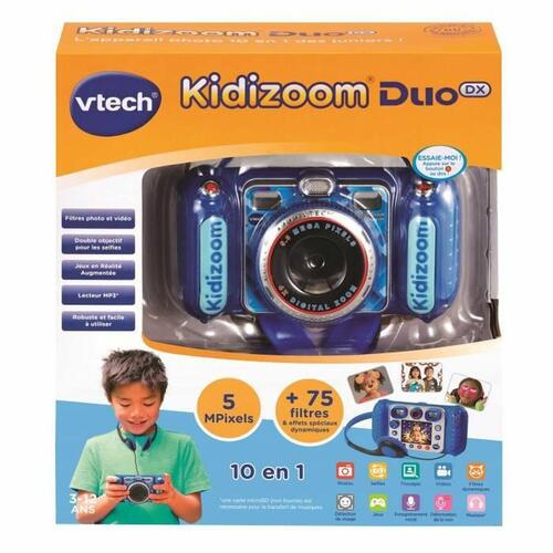 Børns digitalkamera Vtech Duo DX bleu