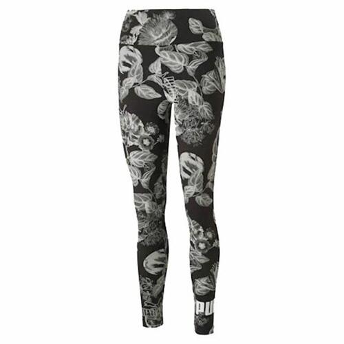 Sport leggings til kvinder Puma Frozen Flower Sort XS