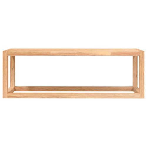 Håndklædeholder 60x20x20 cm massivt valnøddetræ