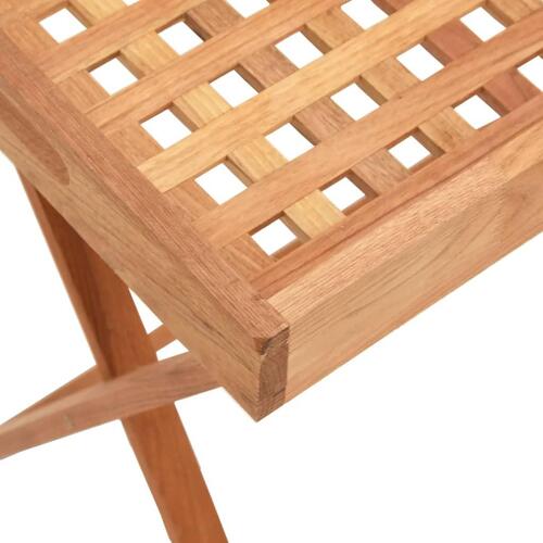 Foldbart bakkebord 52x36x56,5 cm massivt valnøddetræ