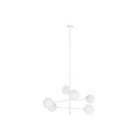 Loftslampe 96 x 73 x 50 cm Krystal Metal Hvid 50 W