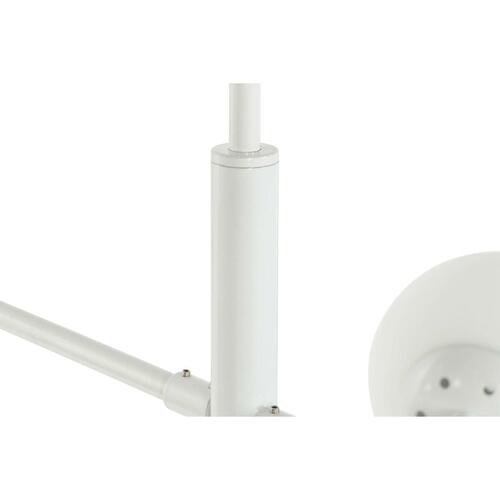 Loftslampe 96 x 73 x 50 cm Krystal Metal Hvid 50 W