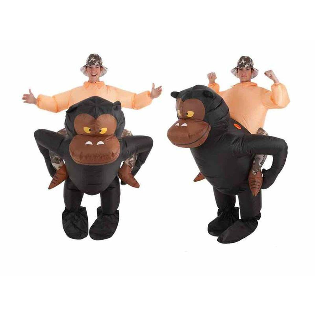 Kostume til voksne Gorilla M/L (4 Dele)