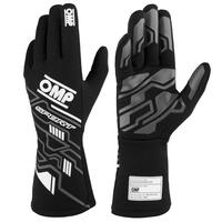 Men's Driving Gloves OMP SPORT Sort/Hvid XL