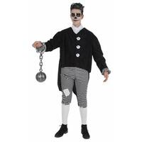 Kostume til voksne Død fange mand M/L (3 Dele)