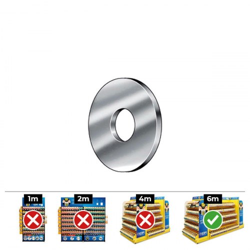 CELO skiver DIN 9021, 12 mm - galvaniseret, 100 stk.