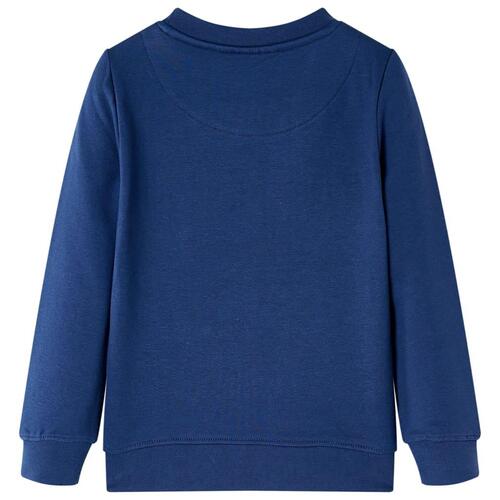 Sweatshirt til børn str. 104 marineblå