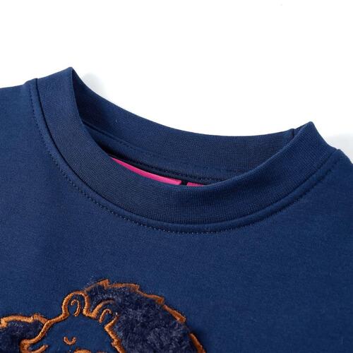 Sweatshirt til børn str. 104 marineblå