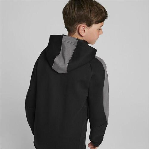 Sportsjakke til børn Puma Evostripe Sort 7-8 år