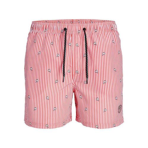 Badetøj til Mænd PSTFIJI JJSWIM MINI STRIPE LY Jack & Jones 12227350 Pink S