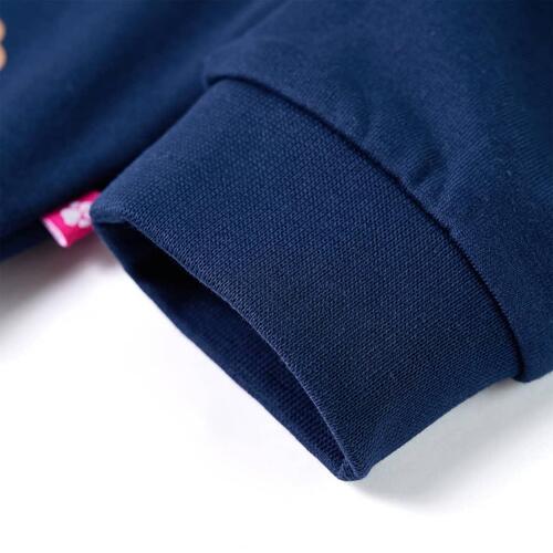 Sweatshirt til børn str. 128 marineblå