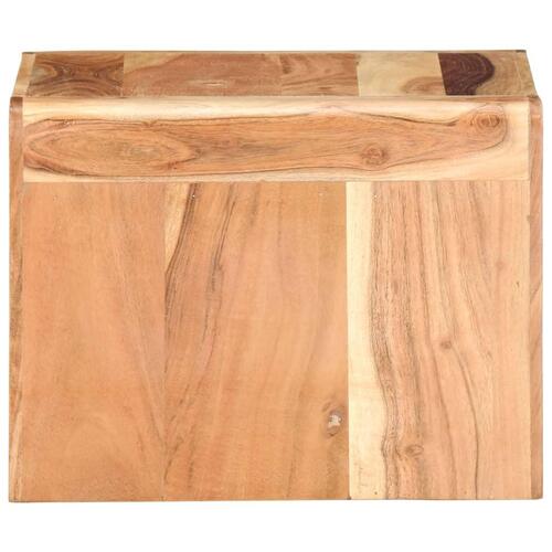 Sidebord 43x40x30 cm massivt akacietræ