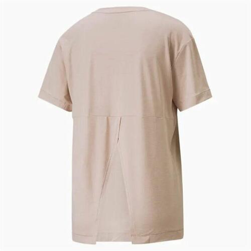 Kortærmet Sport T-shirt Puma Studio Trend Pink XS