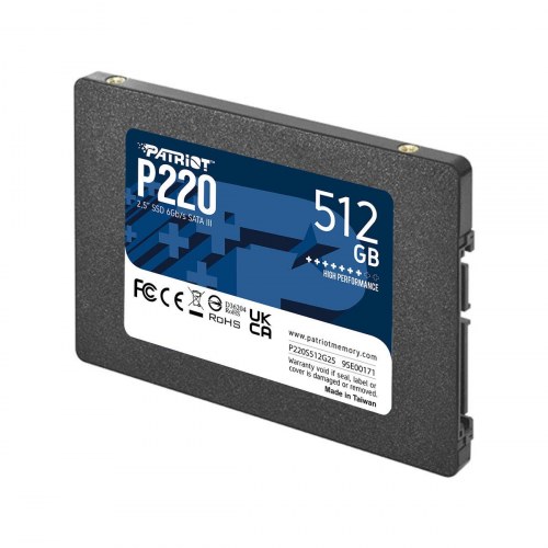 Patriot Memory P220 512 GB 2,5" SSD (SATA III)