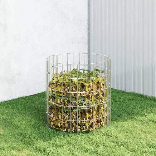 Kompostbeholder Ø50x50 cm galvaniseret stål