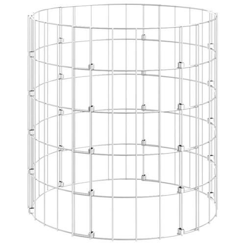Kompostbeholder Ø50x50 cm galvaniseret stål