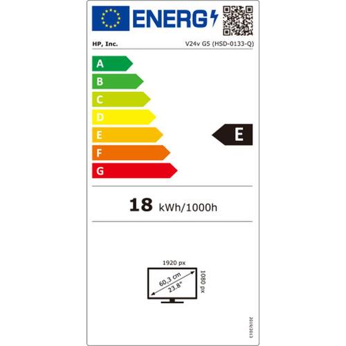 Skærm HP V24v G5 23,8" VA 75 Hz