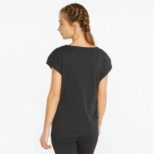 Kortærmet T-shirt til Kvinder Puma Studio Foundation Sort XS