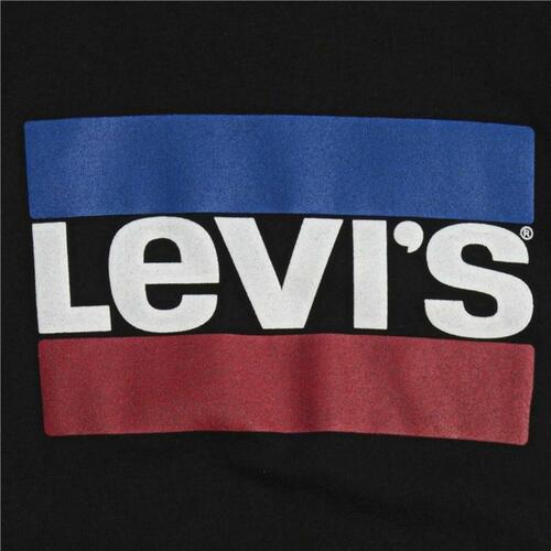 Kortærmet T-shirt til Mænd Levi's Logo Jr Sort 14 år