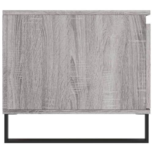 Sofabord 100x50x45 cm konstrueret træ Grå sonoma-eg