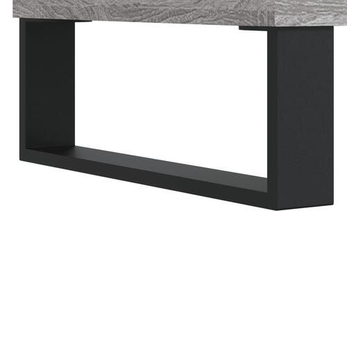 Sofabord 100x50x45 cm konstrueret træ Grå sonoma-eg