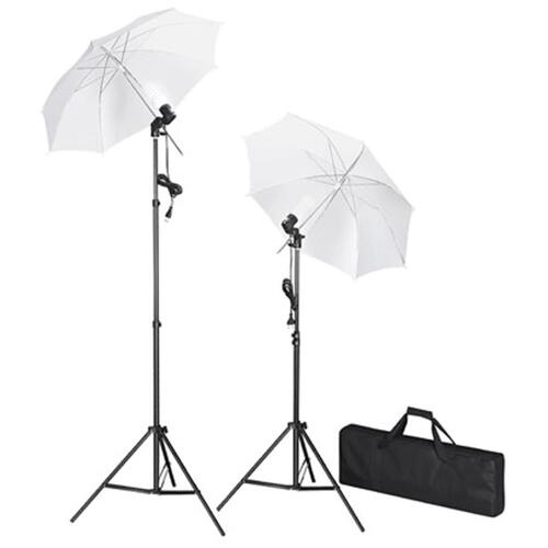 Studiosæt med grøn fotobaggrund og lamper 600 x 300 cm