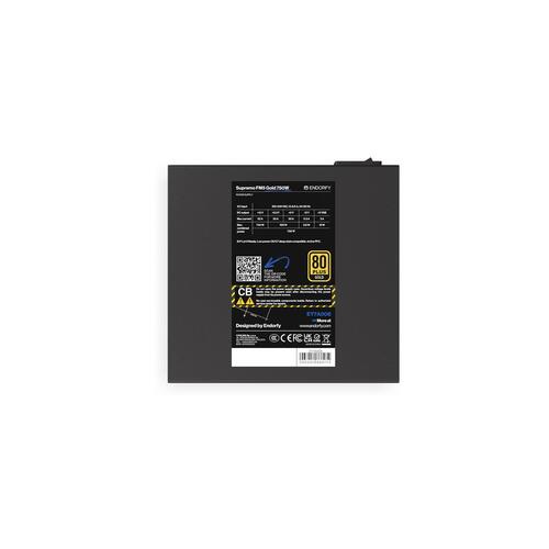 Strømforsyning Endorfy Supremo FM5 modulær 750 W ATX 80 Plus Gold RoHS CE FCC