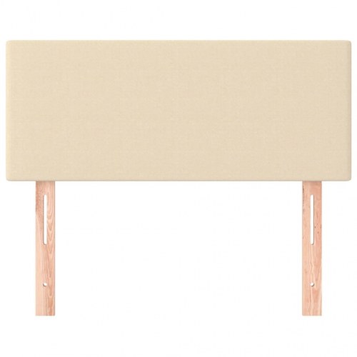 Sengegavl 90 x 5 x 78/88 cm - cremefarvet