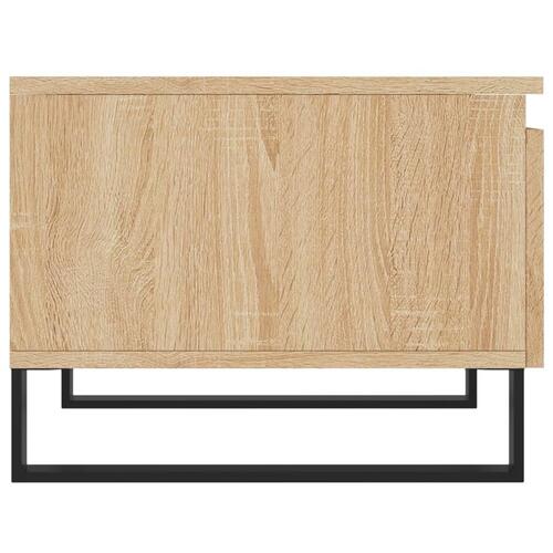 Sofabord 50x46x35 cm konstrueret træ sonoma-eg